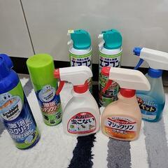 決まりました　掃除用洗剤いろいろ