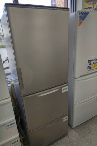 ★SHARP/シャープ/350L冷蔵庫/2016年式/SJ-W352B-N/どっちもドア★