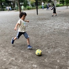 『登校前にトレーニング』サッカーパーソナルの画像