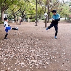 『登校前にトレーニング』サッカーパーソナルの画像