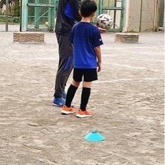 『登校前にトレーニング』サッカーパーソナルの画像
