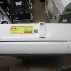 K04008　シャープ　中古エアコン　主に6畳用　冷房能力2.2kw 暖房能力2.5kw