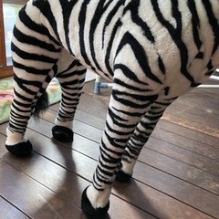 【片付け中】シマウマの置き物？ぬいぐるみ？の画像