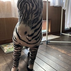 【片付け中】シマウマの置き物？ぬいぐるみ？の画像