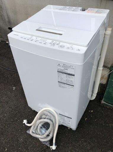 【ジャンク品】TOSHIBA  全自動洗濯機 ザブーン AW-7D6(W) 7kg 2018年製 J12012