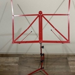 譜面台 レッド