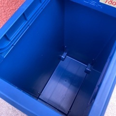 【ゴミ箱/青】クリーニング済み【管理番号80812】の画像