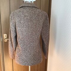 【お取引中】美品★上質　イタリア製　ＧＥＮＮＹ　上質ツィードジャケット　　今期で処分予定です。お値下げ可能の画像