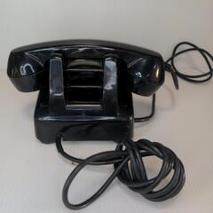 昭和レトロな黒電話①の画像