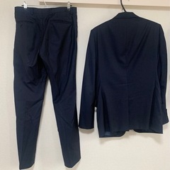 ネイビースーツ上下セットの画像