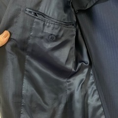 ネイビースーツ上下セットの画像