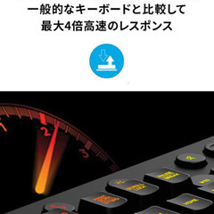 早い者勝ち！ロジクール  キーボード  ゲーミング！の画像