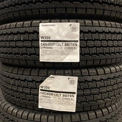 軽トラ軽バンに 新品冬タイヤ BS  145/80R12 LT ...