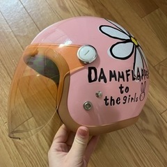 フラワージェット　バイク用ヘルメット