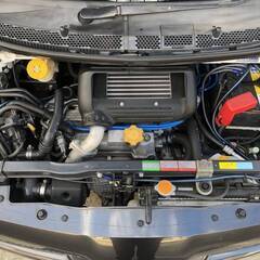 ★個人出品★スバルR1　S 後期型(RJ2) S/C 4WD 走行少　整備多数　エンケイホイール　STIマフラー　ボディ補強パーツ多数　地デジナビの画像