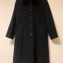 ロングコート　ブラック