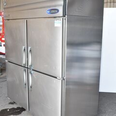 ≪y498≫美品 ホシザキ 業務用 4ドア 冷凍冷蔵庫 HRF-150ZF3 2冷2凍 3相 200V 棚板美品 厨房/飲食店 41204-03