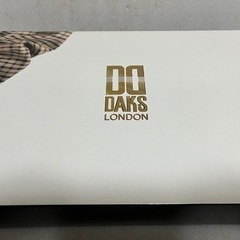 未使用保管品 DAKS LONDON 高級 フットステップ ひざ掛け 70×100cm 毛100%の画像