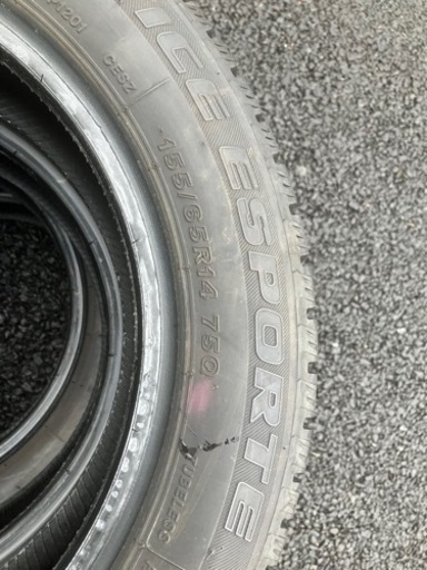 軽　スタッドレス　アイスポルテ　155