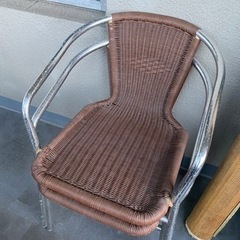 アルミ軽量　スタッキングチェア　2脚の画像