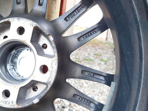 ウェズSG-E １４インチアルミホイール＆スタッドレスセット ４穴 １４ｘ５ 1/2Ｊ ４ｘ１００　溝たっぷり◎　Ｎ－ＢOX　ワゴンR