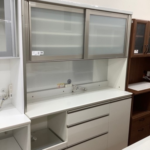 Pamouna レンジボード ホワイト 2枚扉