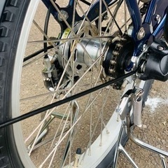 ❺ 4435子供乗せ電動自転車パナソニック3人乗り新品20インチ良好バッテリーの画像