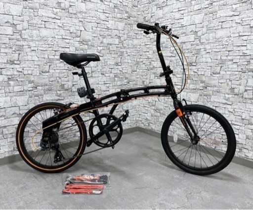 【新古車】DOPPELGANGER ドッペルギャンガー 折り畳み自転車 20インチ 6段変速 アルミフレーム 展示品 試乗車 jbk0