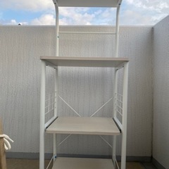 【ニトリ】 3段キッチンラック レンジ収納の画像