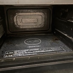 お話中　黒色　電子レンジ　パナソニック NE-M266の画像
