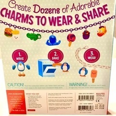 KLUTZ 材料付き　オーブン粘土チャームブックの画像
