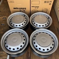 スチールホイール　15x5.5J   4穴マルチ　4本セット