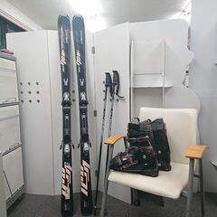 スキー 三点セット 板170cm、靴28/28.5cm、ストック...