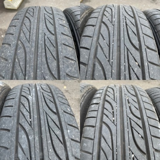 軽カー用16インチホイール　おまけ165/50R16タイヤ付きホイール4本セット