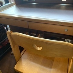 勉強机　椅子　セットの画像