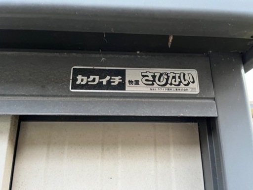 カクイチ 物置 さびない  バイク入ります。 早い者勝ち