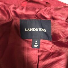 『お取引中』未使用　LANDS END　ジャケット　ショートコート　ウール　9号の画像