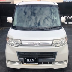 ⭐️ご成約⭐️【動画あり】🎄タントカスタム🎄車検満タン🎄🉐乗って帰れます🎄✨パワスラ/ナビ/TV/ETC/ドラレコの画像