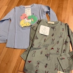 【新品未使用】女の子110サイズ　2枚組⑤の画像