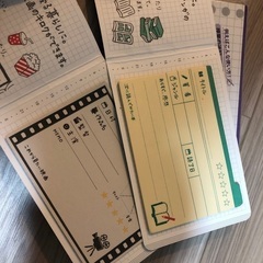 ノート、付箋の画像