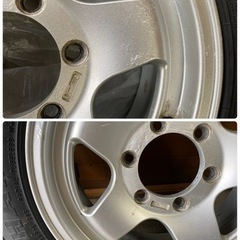 200系/100系ハイエース レジアスエース等に ジオランダーA/T 215/65R16 カップ フルピン 程度良好の画像