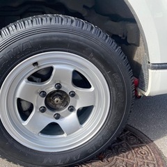 200系/100系ハイエース レジアスエース等に ジオランダーA/T 215/65R16 カップ フルピン 程度良好の画像