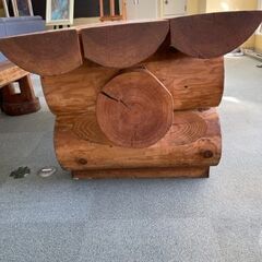★スギの大木を使った丸太テーブル ☆スギの大木を使った丸太テーブル 【公式通販】