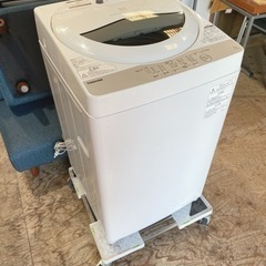 TOSHIBA 電気洗濯機5.0kg AW-5G6  2018年製　【i2-1209】