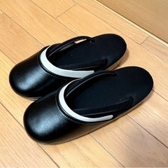 喪　草履　黒　M 新品