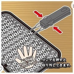 グリルとサンマ皿の画像