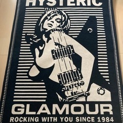 【ヒステリックグラマー】非売品ラグ　ギターガール