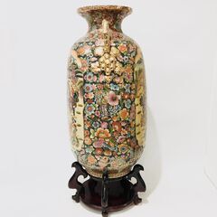 骨董 壺 野菜 アンティーク 壺 中国風 骨董品 アンティーク