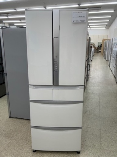 HITACHI 6ドア冷蔵庫 19年製 475L    TJ419