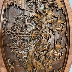 希少！早いモノ勝ち！「彫刻 座卓」